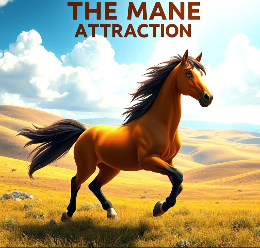 Spirit Stallion in Richly Detailed 2D Landscape