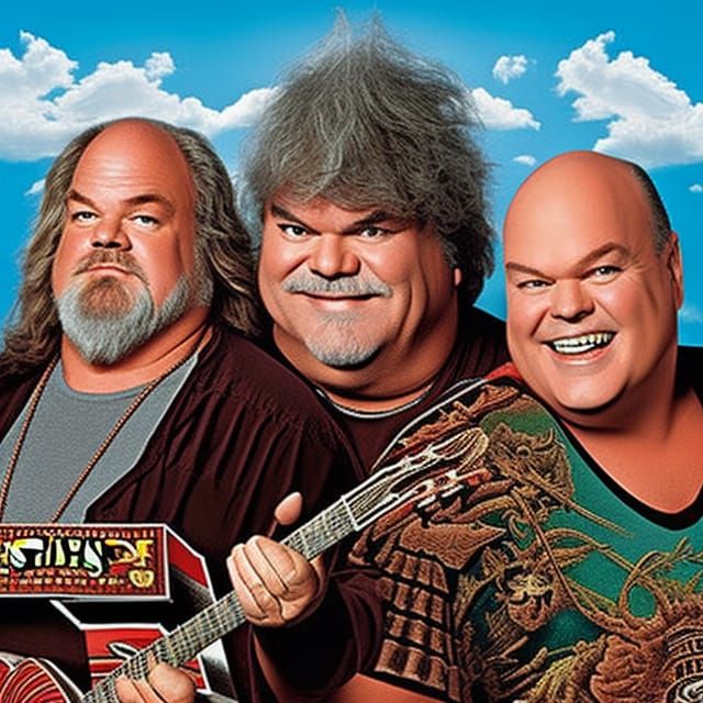 the trio (?!) Tenacious D! Trinacious DDD!!!
