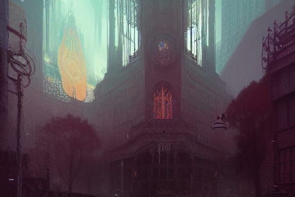 Intricate Sacred Geometry Fantasy Art