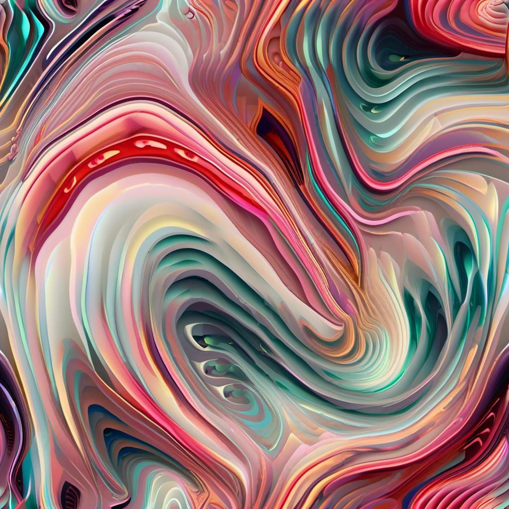 Surreal Patchwork Quilts in Hyperrealistic Style