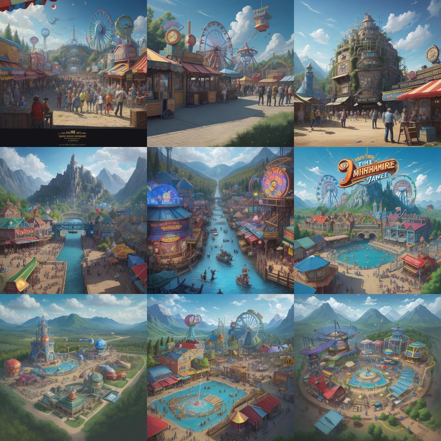 Mirth Park: A Time-Traveling Amusement Park