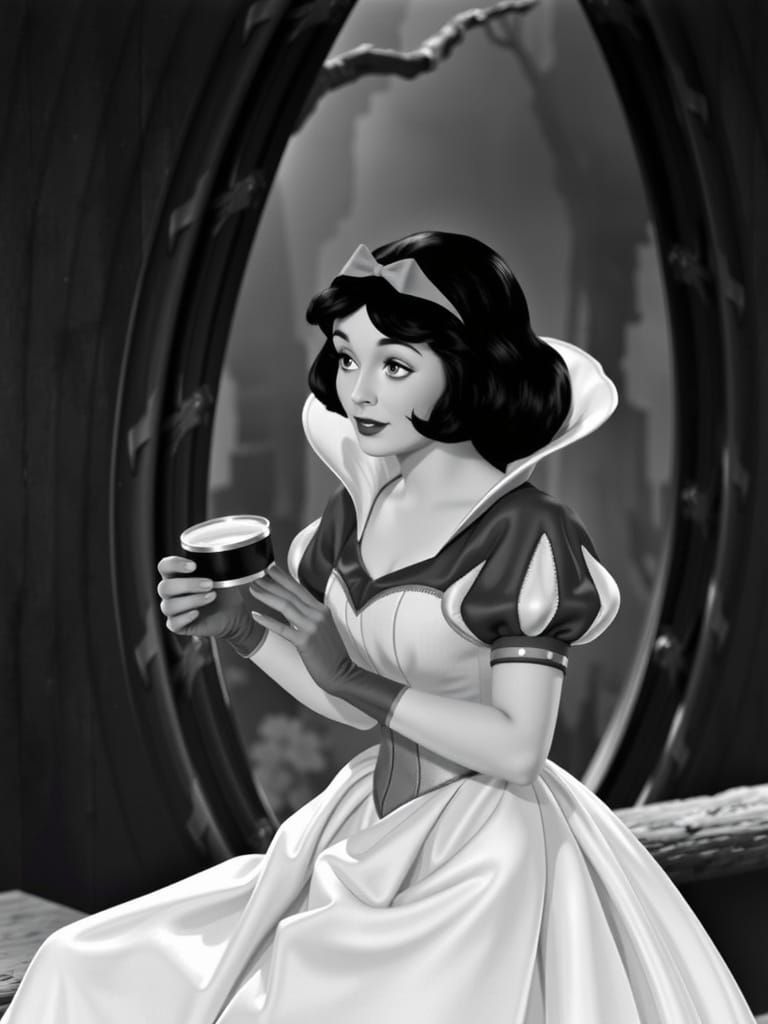 Snow White in Style of 1923 Coeur Fidele Film