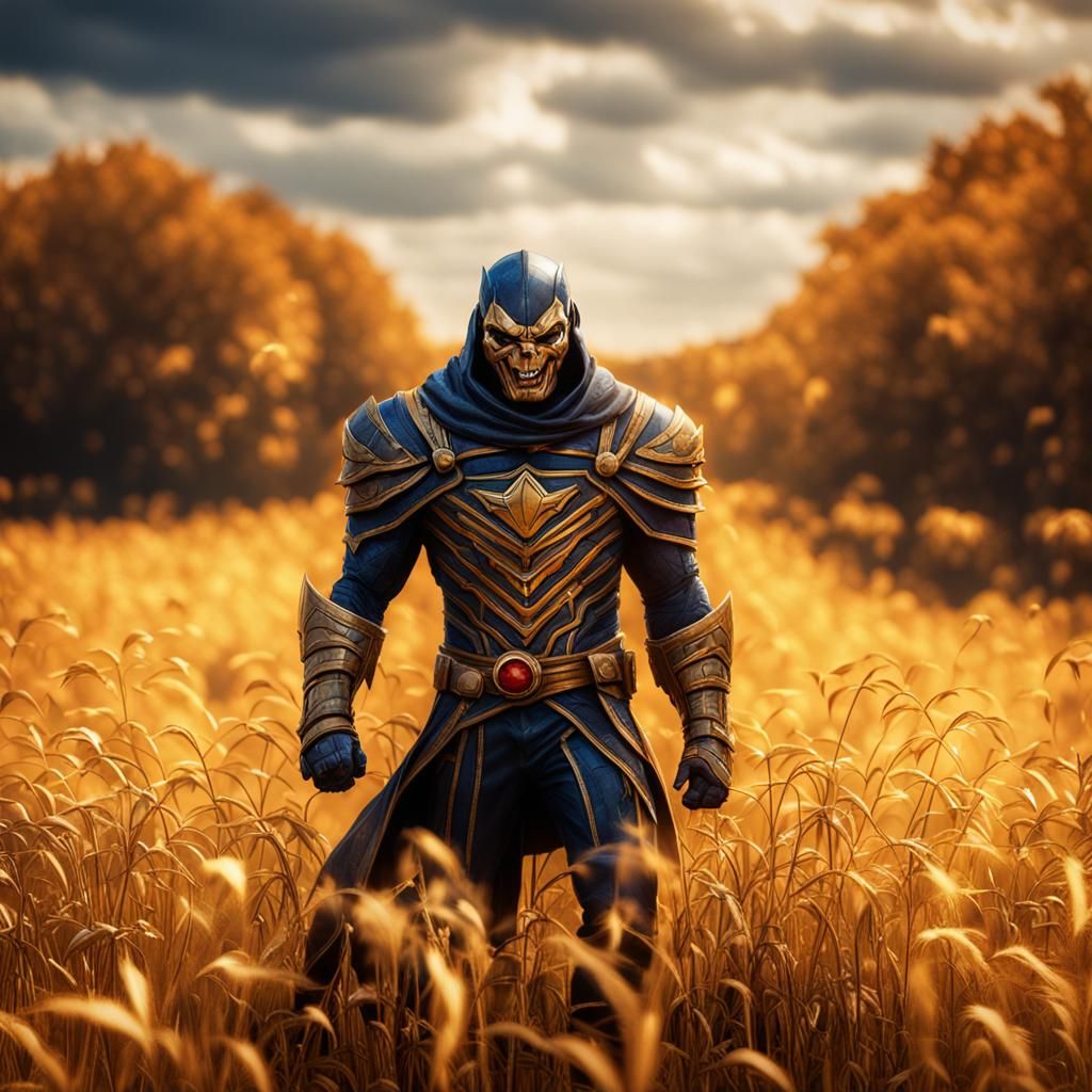Hobgoblin Standing in a Golden Field