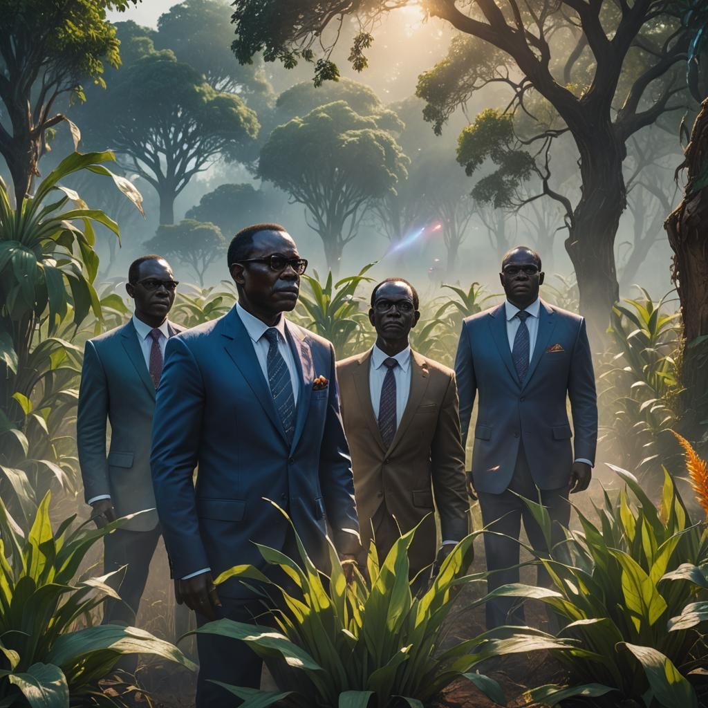 Zimbabwe Minister's Surreal Farm Tour: Fantasy Art