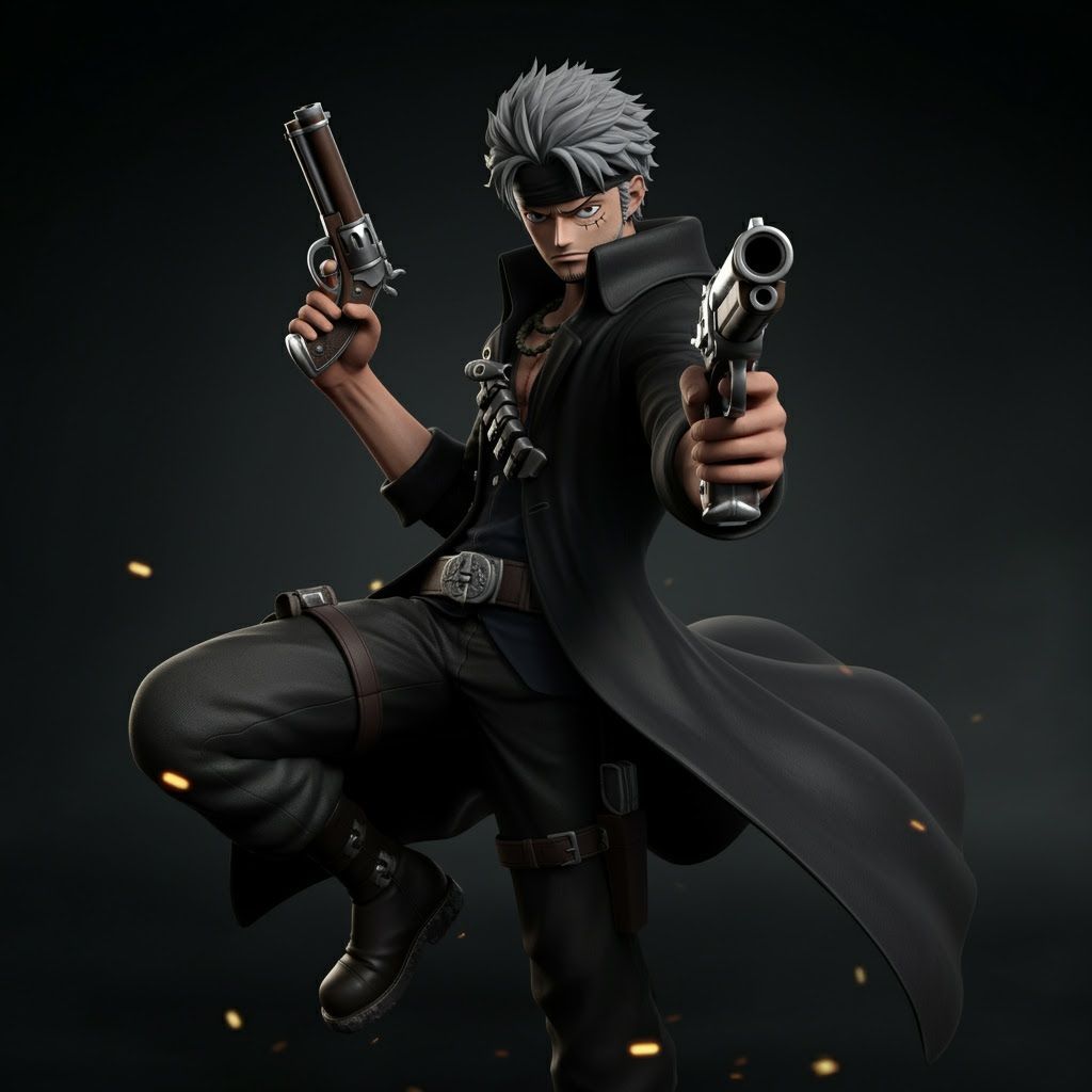 Dynamic Anime Gunner with Advanced Haki