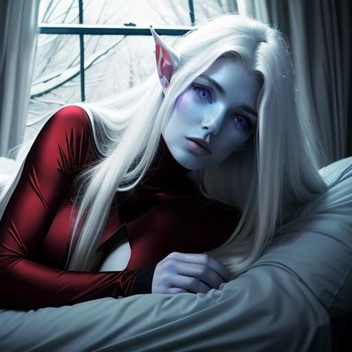 Demon Lich Waking Up: Dreamlike Photographic Masterpiece