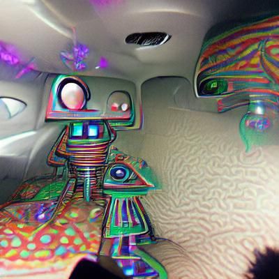 Psychedelic Robot Trip: A Surreal AI Dreamscape