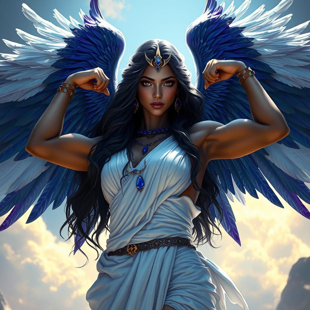 Dark Fantasy Queen of Heaven and Earth in Ancient Mesopotami...