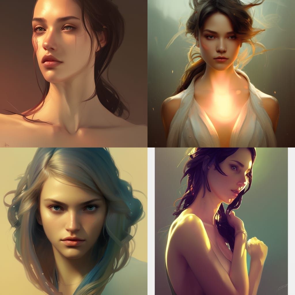 Detailed Portrait with Dynamic Lighting