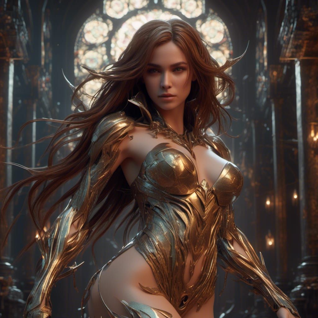 Witchblade Dark Fantasy Concept Art in 8k