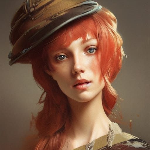 Superhero Wooden Doll Portrait in Artgerm Style