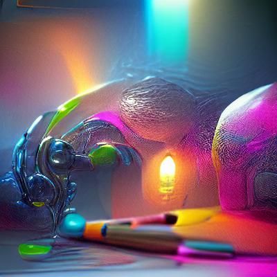 Psychedelic Concept Art: No Free Will