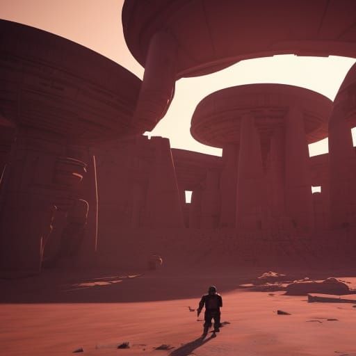 Desert Ruins of an Ancient Cybercivilization