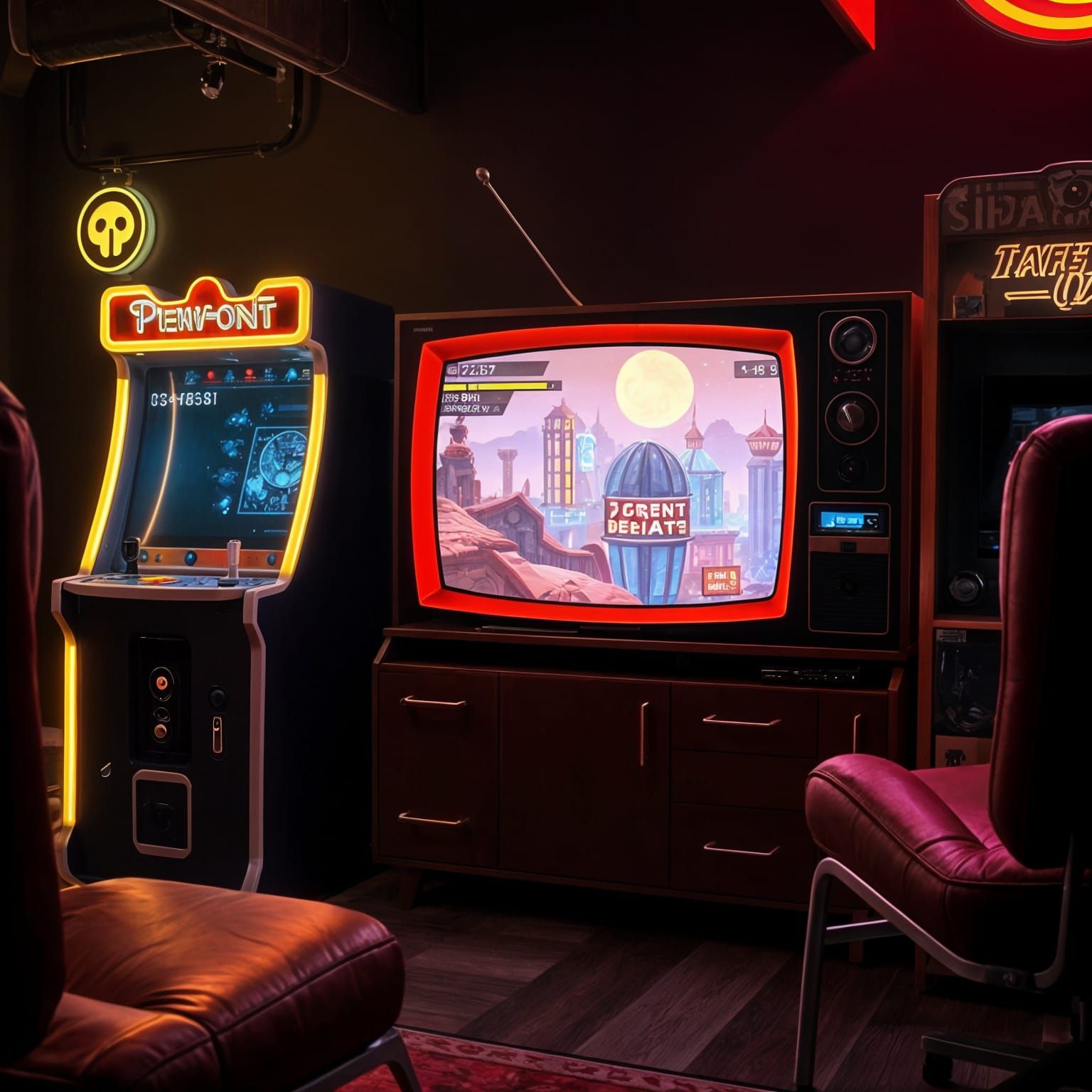 Television as an RPG Concept Art