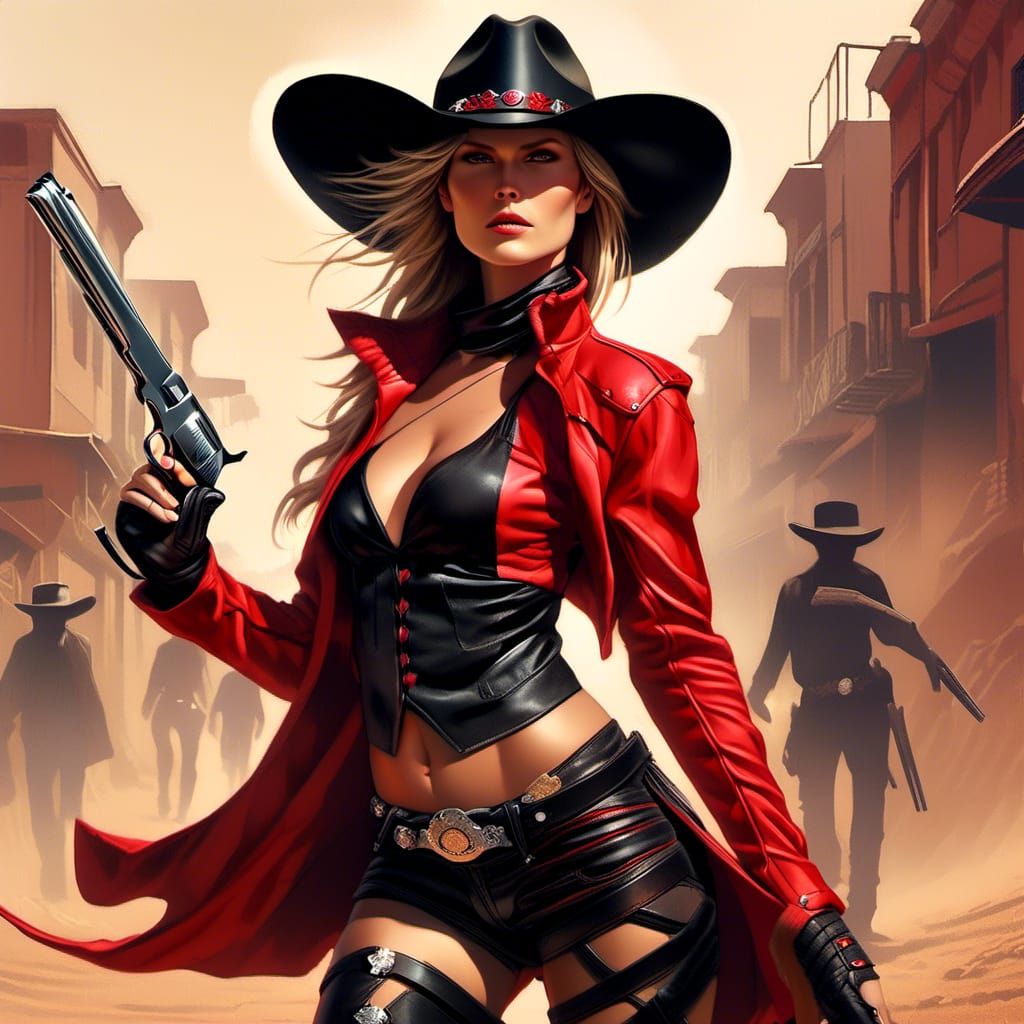 Female gunslinger