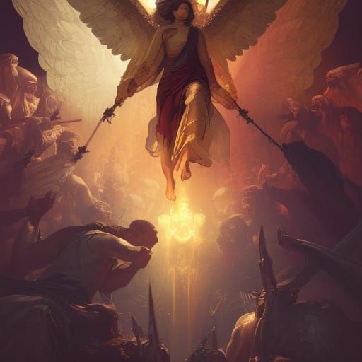 Angels and Demons Clash in Epic Warfare