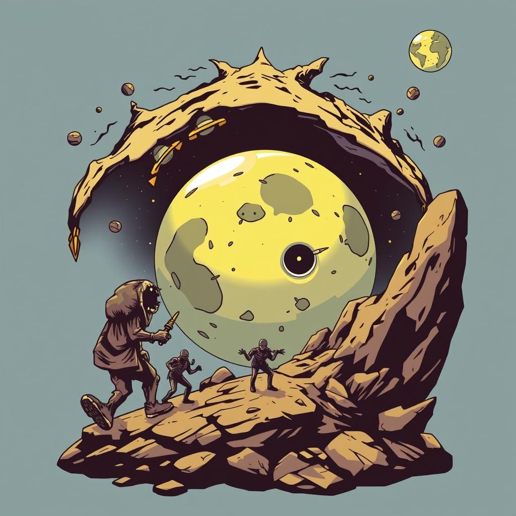 Planet of the Creeps AI Generated Image