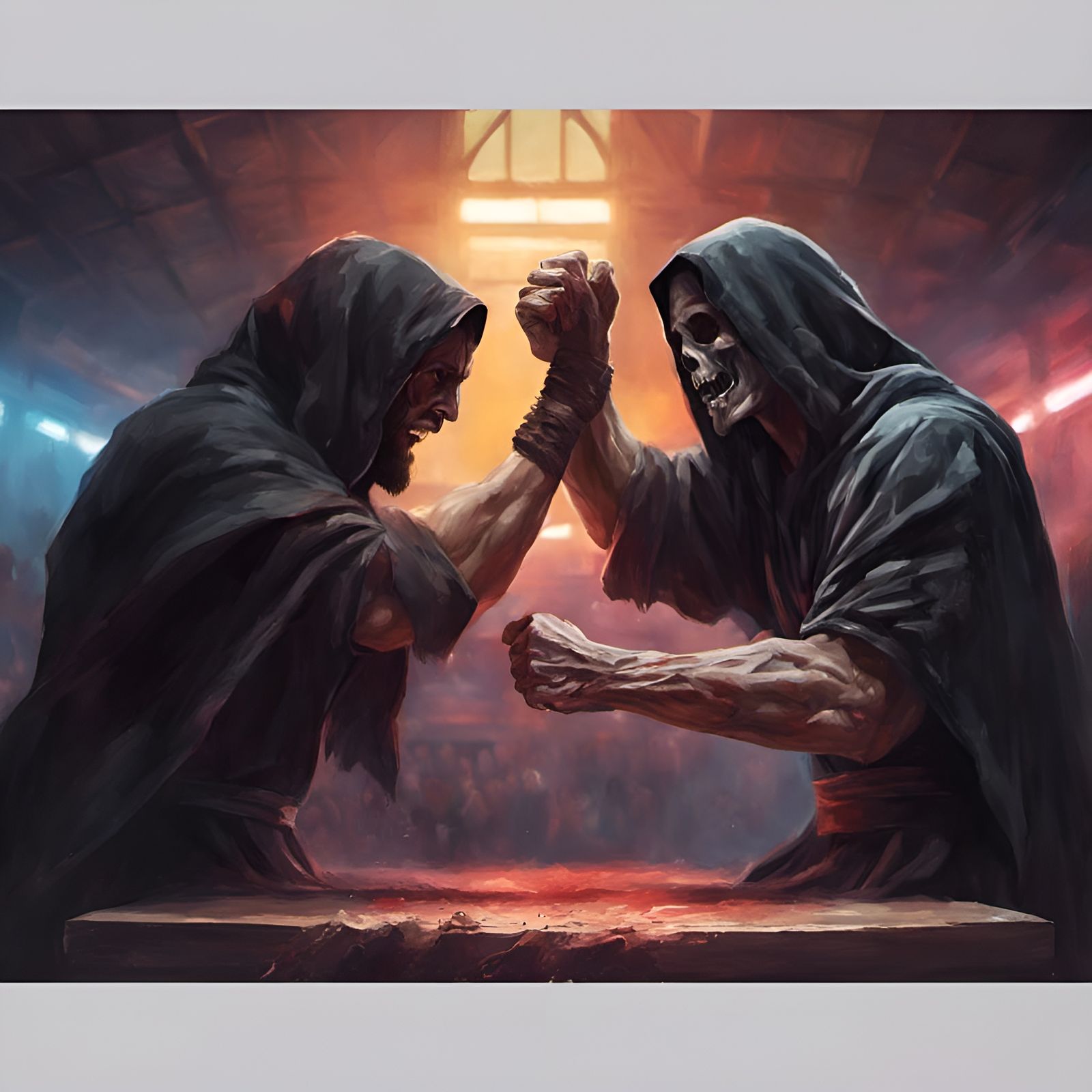 "The" Armwrestle match