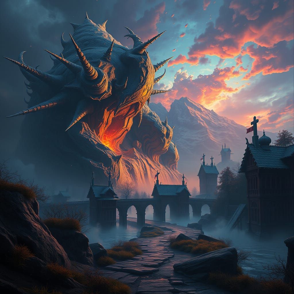 Surreal Forest Phenomenon Unfolds in Vivid Color