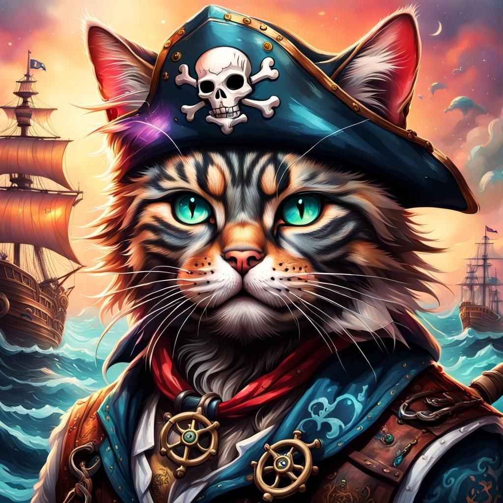 Epic Pirate Kitty