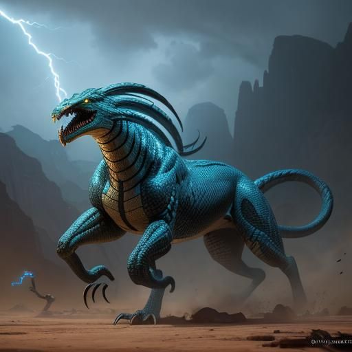Fantastical Lightning Strike Viper Concept Art