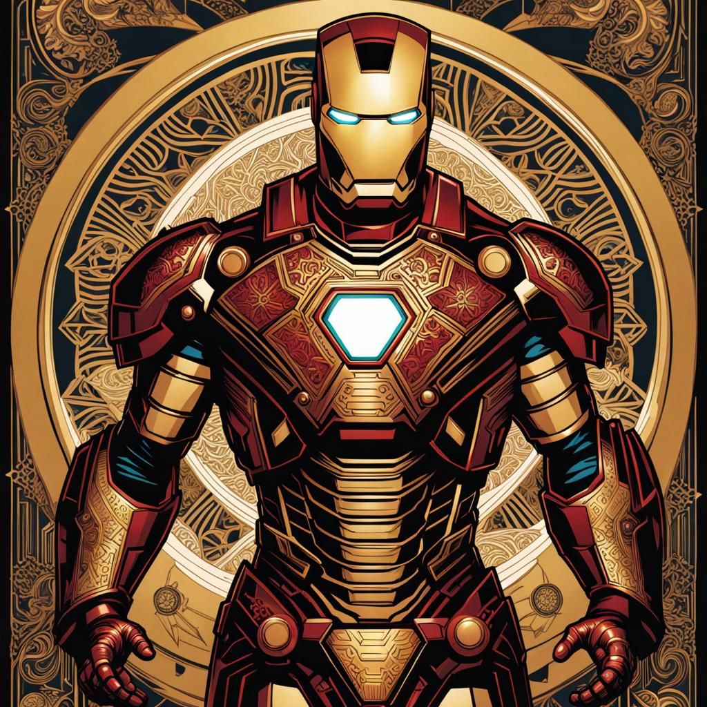 Decopunk Iron Man