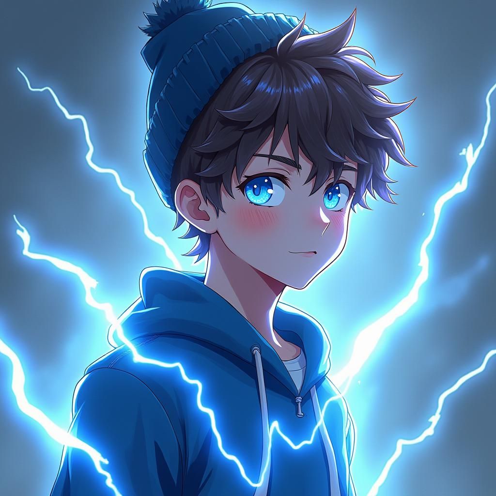 Shonen Anime Teen Speedster with Electric Powers