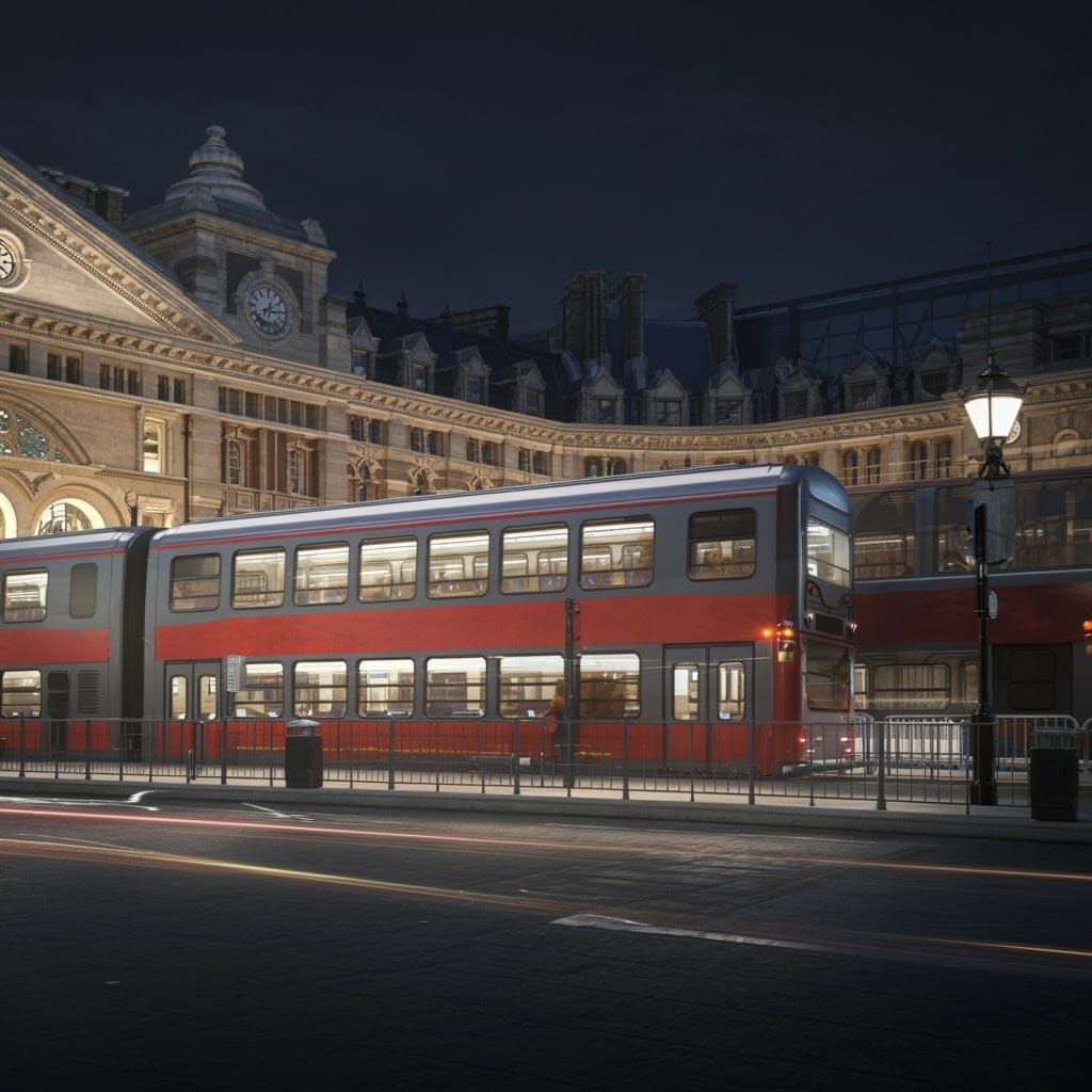 Bust in Victoria Station: 3D Hyperrealistic Render