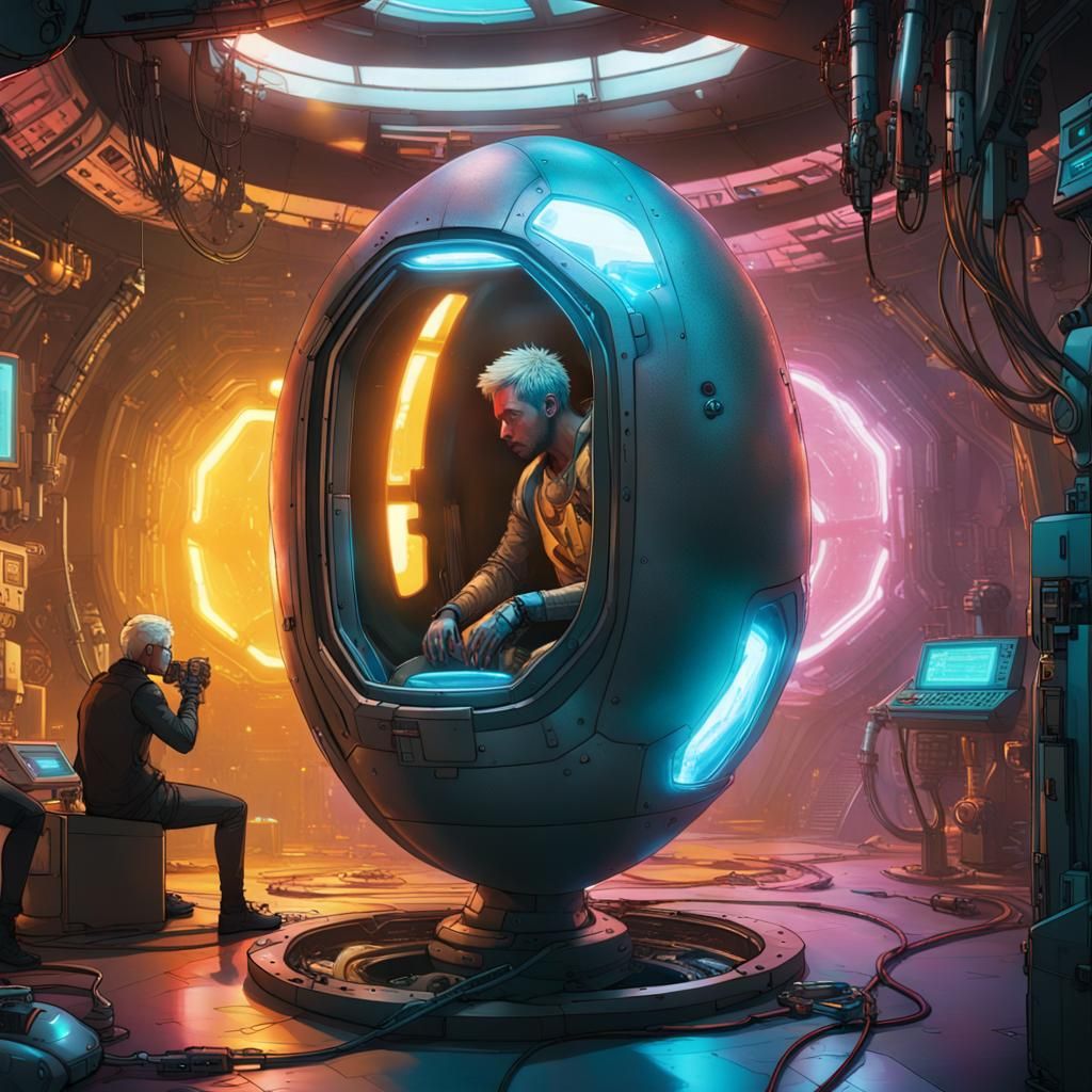 Cyborg Rebirth in Cyberpunk Laboratory