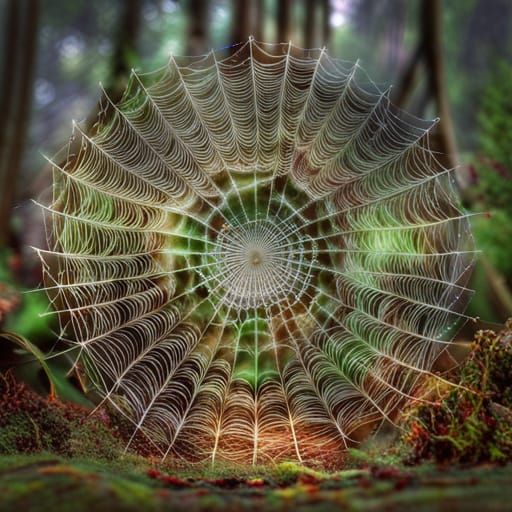Spider Web from a Bug's Perspective