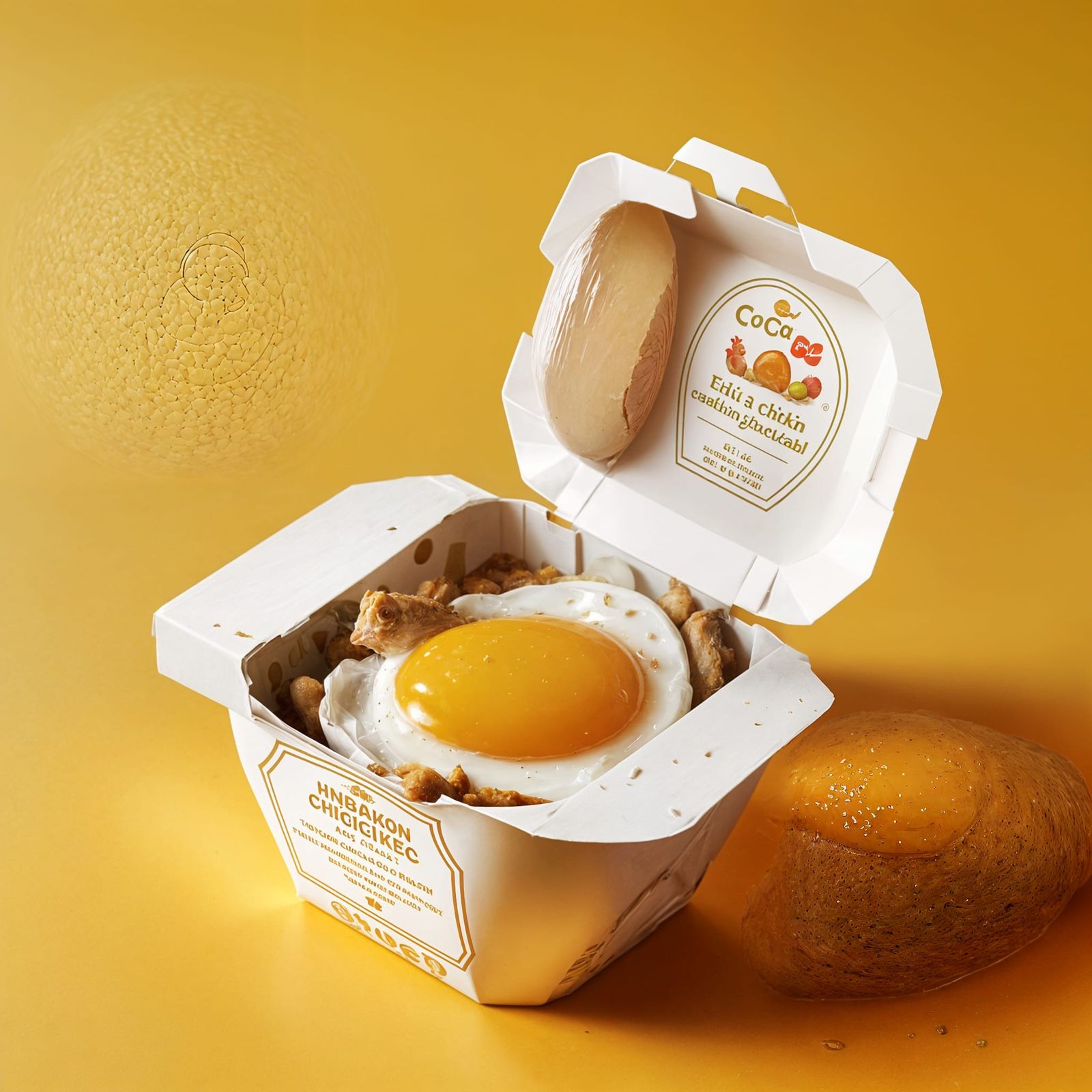 Crackin' Chicken: Egg-Shaped Packaging Concept Design