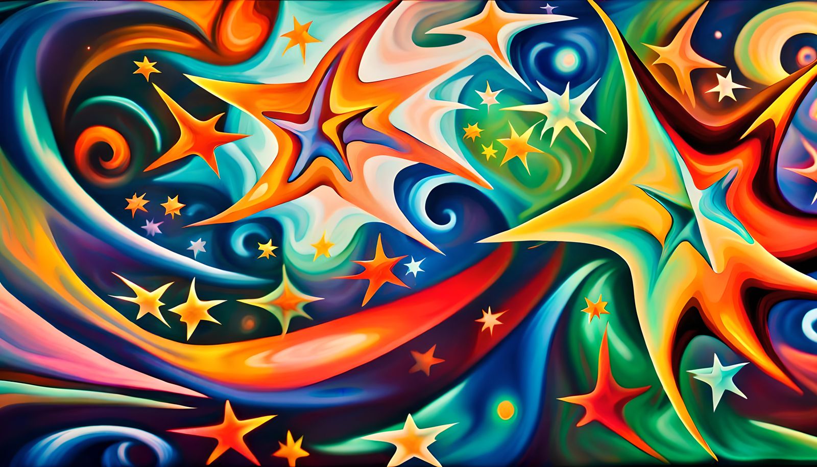 Iridescent Stars Swirling in Electromagnetic Plasma: Macro P...