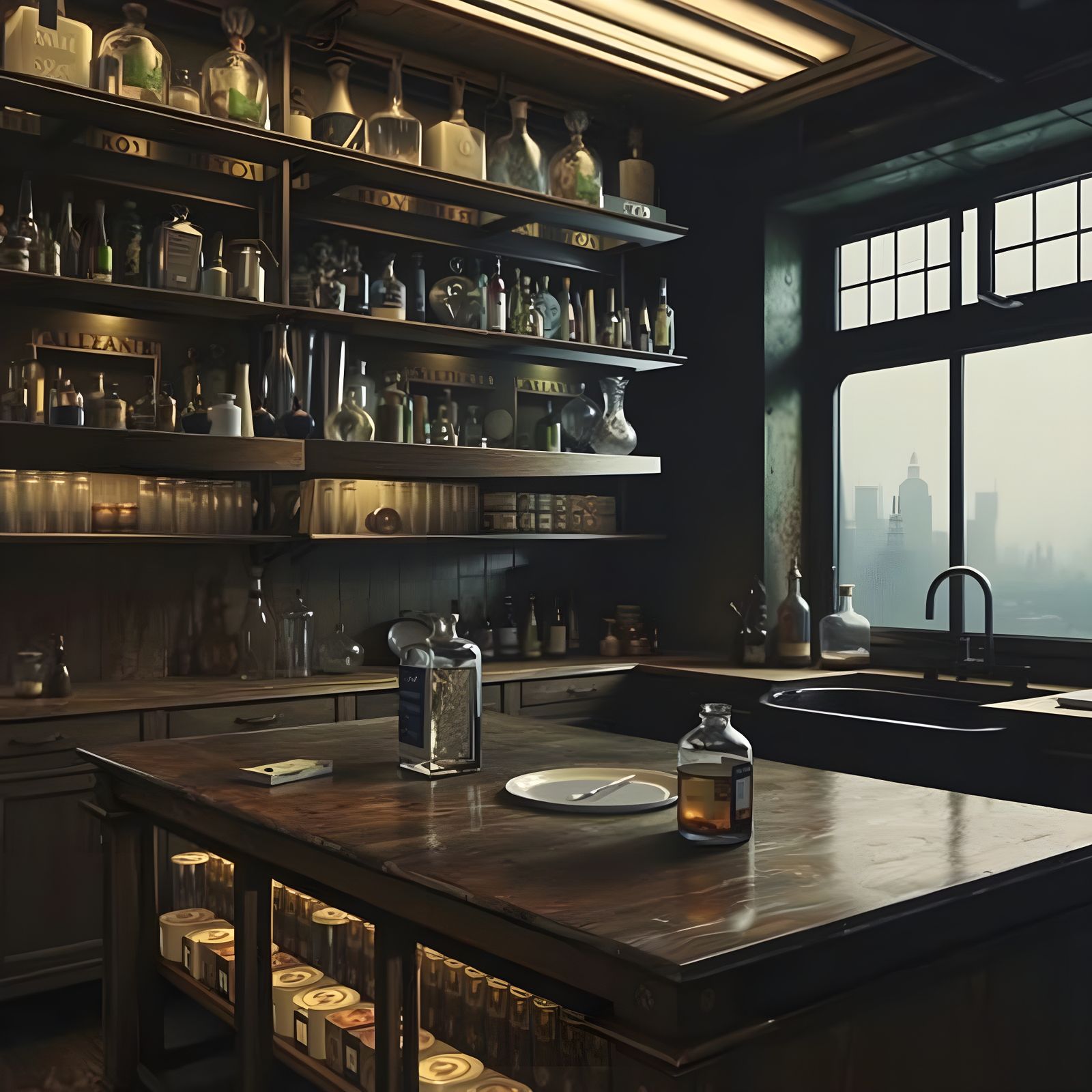 Lab Supplies in a Well-Stocked Peroxide Storage Room