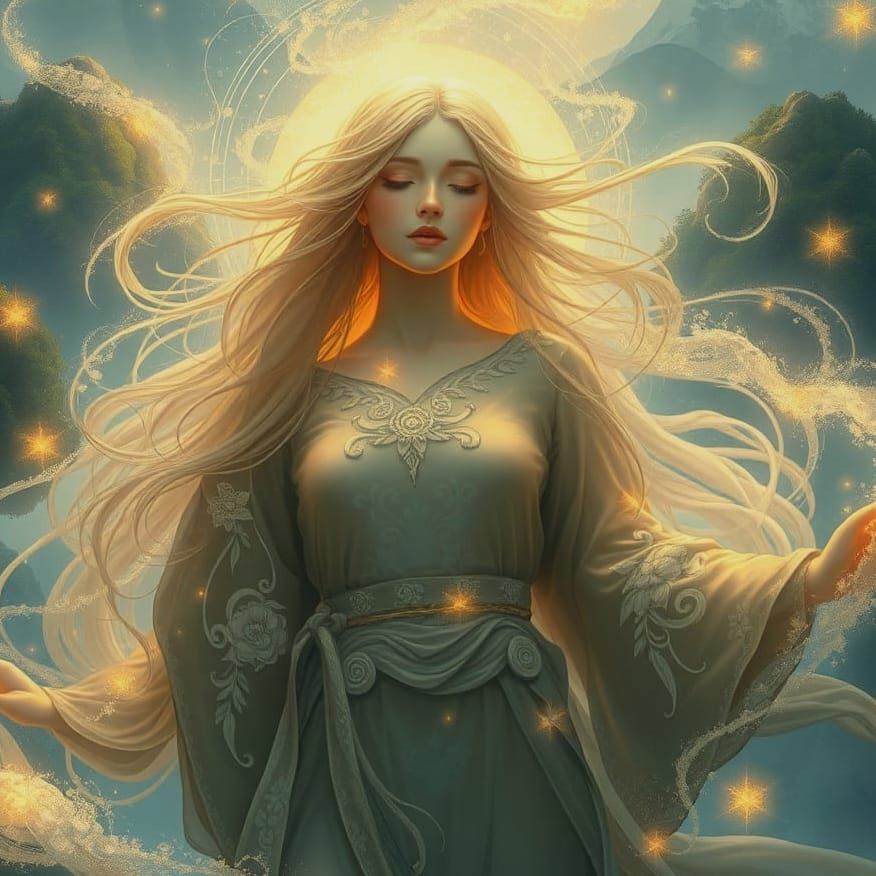 Ghibli-Style Feminine Deities