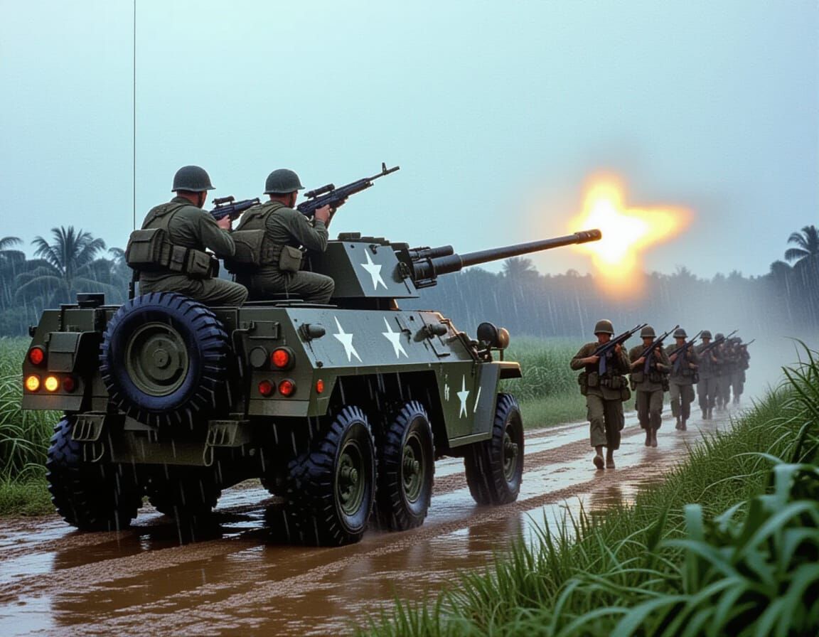 Vietnam War: M42 Duster in Action