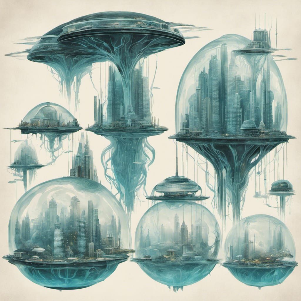 Underwater Metropolis of the Future: A Thriving Ecosystem