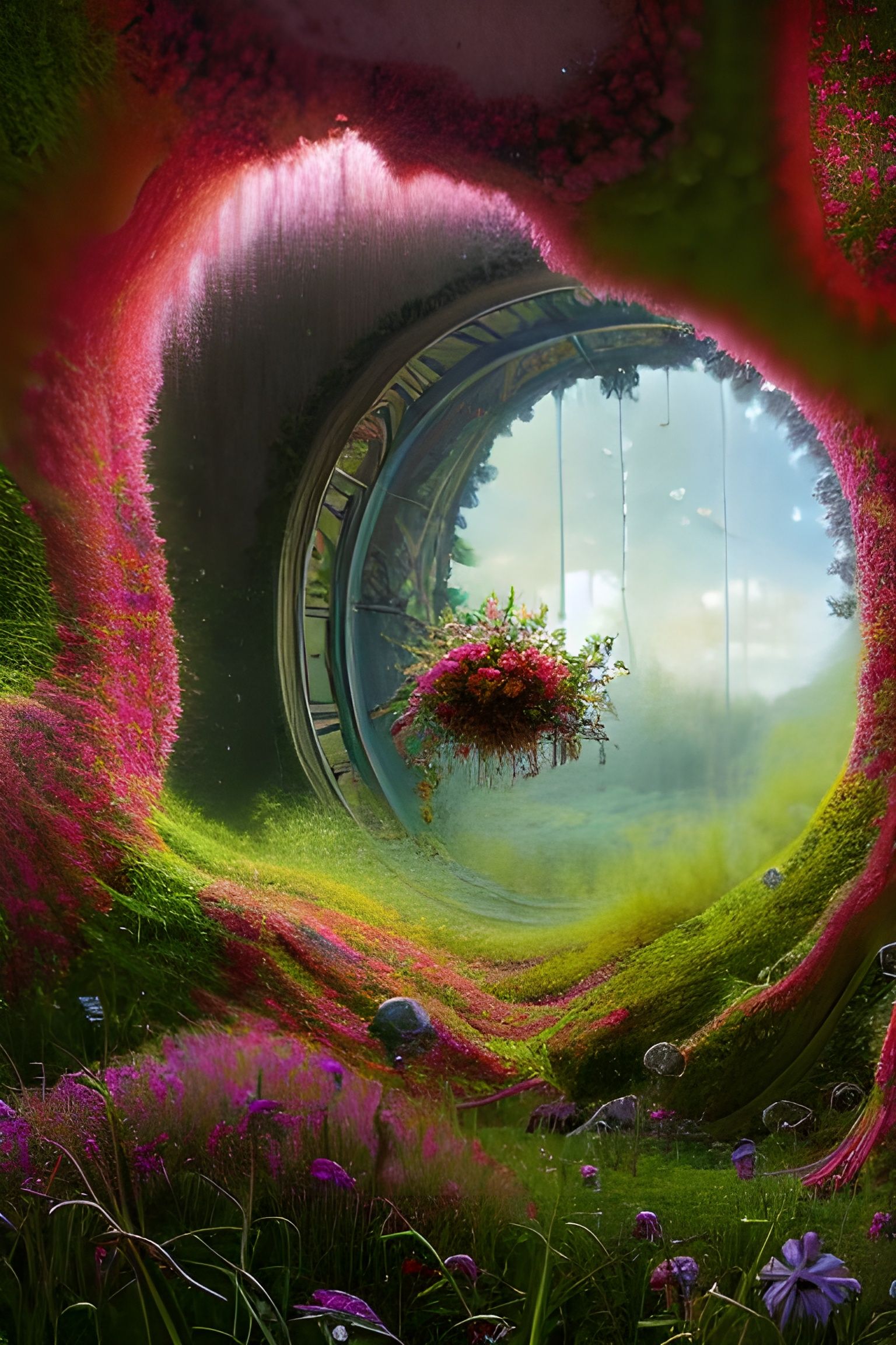 Hyperdetailed Flowers in Ethereal Digital Painting