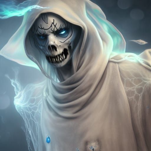 Gelatinous Ghost, Slime Monster in Gothic Art