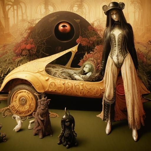 Surreal Fantasy World in Imperial Colors
