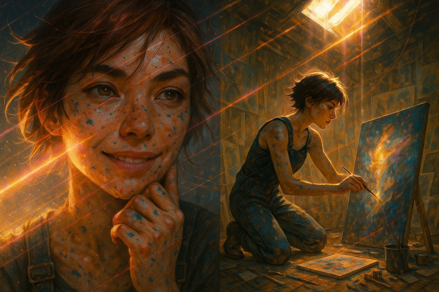 Magical Sci-Fi Artist in Graphic Novel Illustration