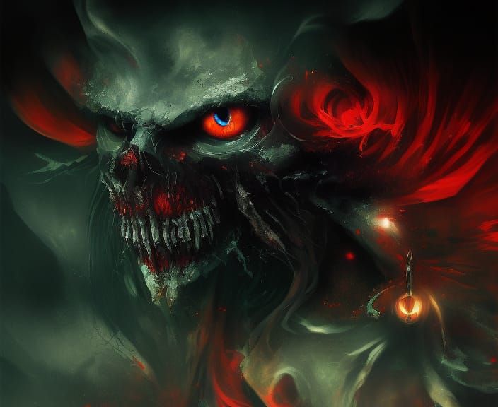 Intricate Black Rose: Digital Art Masterpiece