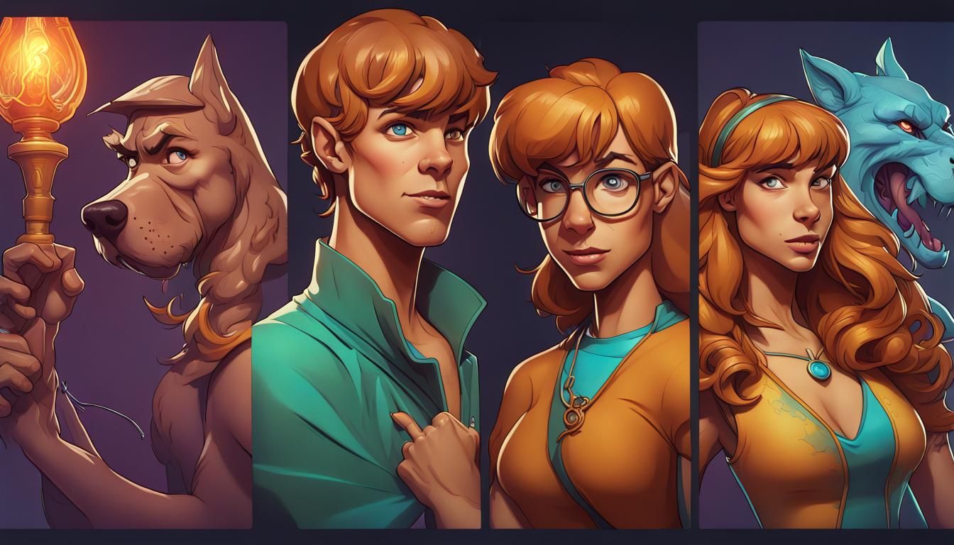 Scooby-Doo Meets Dungeons and Dragons: Detailed Portrait