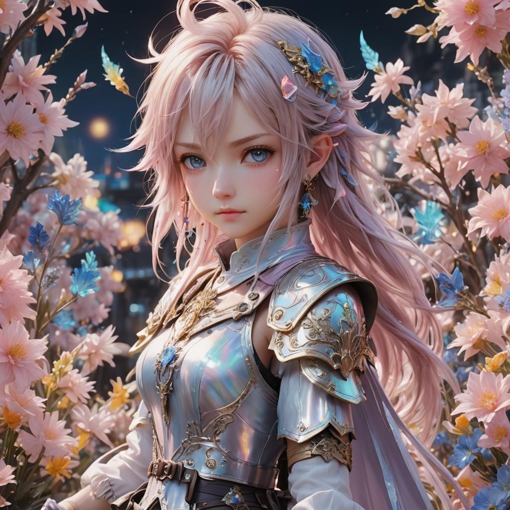 Sweet Pastel Fantasy Oil Painting in 8k