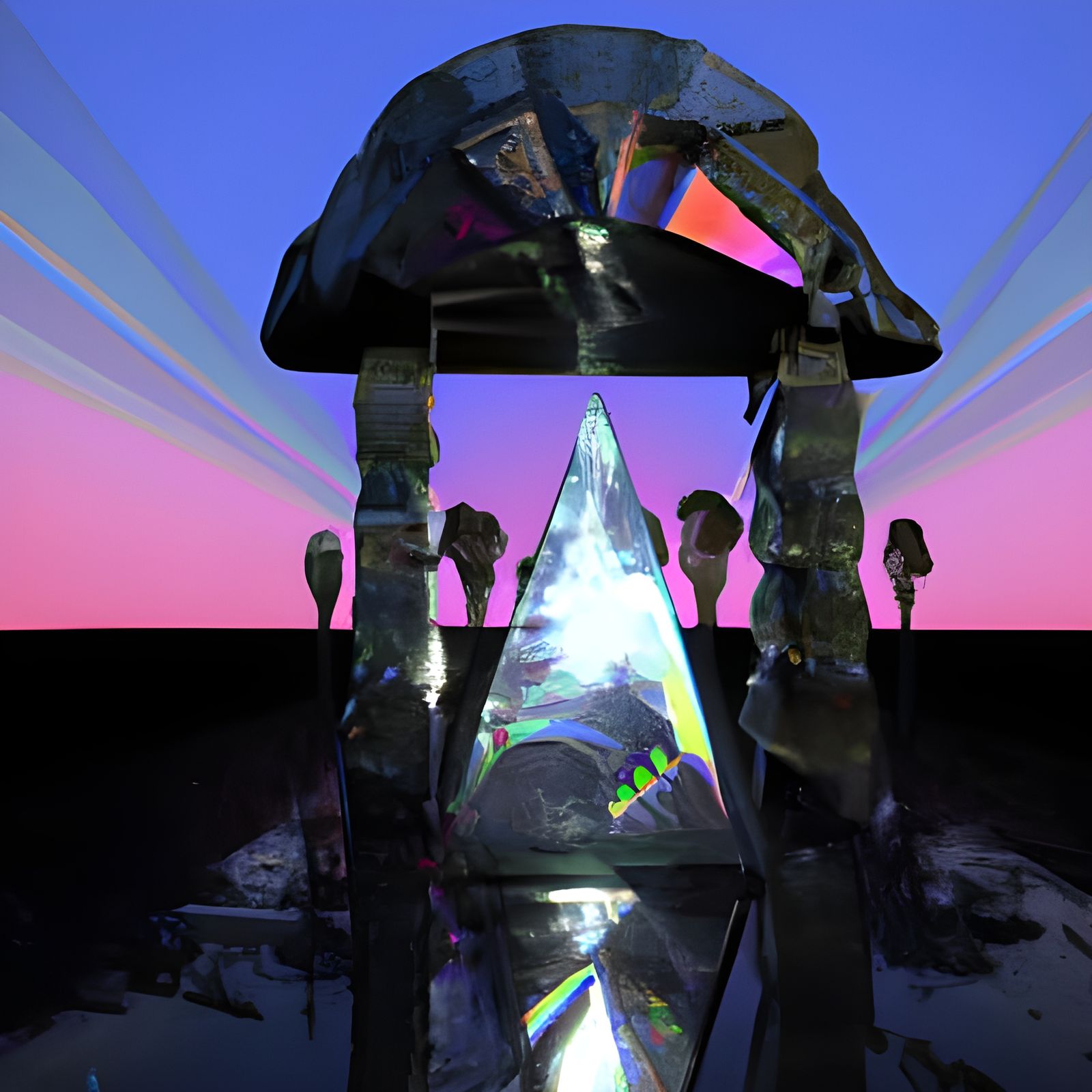 Desolate Soul in Zen Buddhism Style