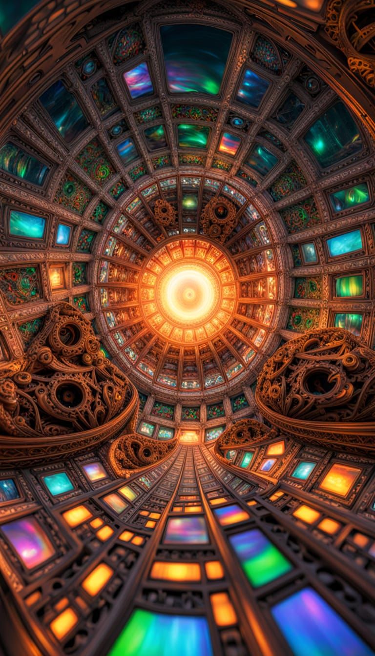 Abstract Op-Art for Deep Sleep and Mental Relaxation