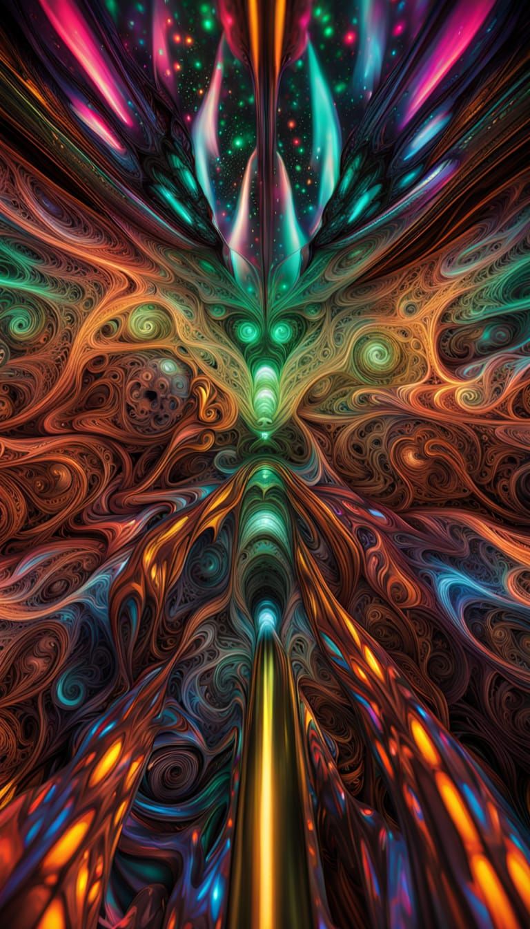 Abstract Op-Art for Deep Sleep and Mental Relaxation