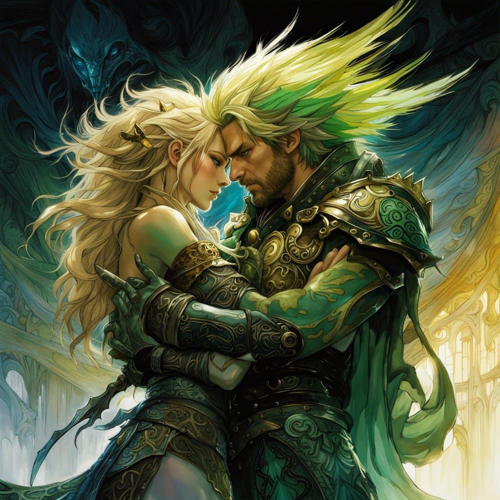 Rydia and Edge color fail