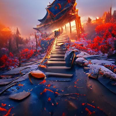 Fantastical Matte Painting with Intricate Details