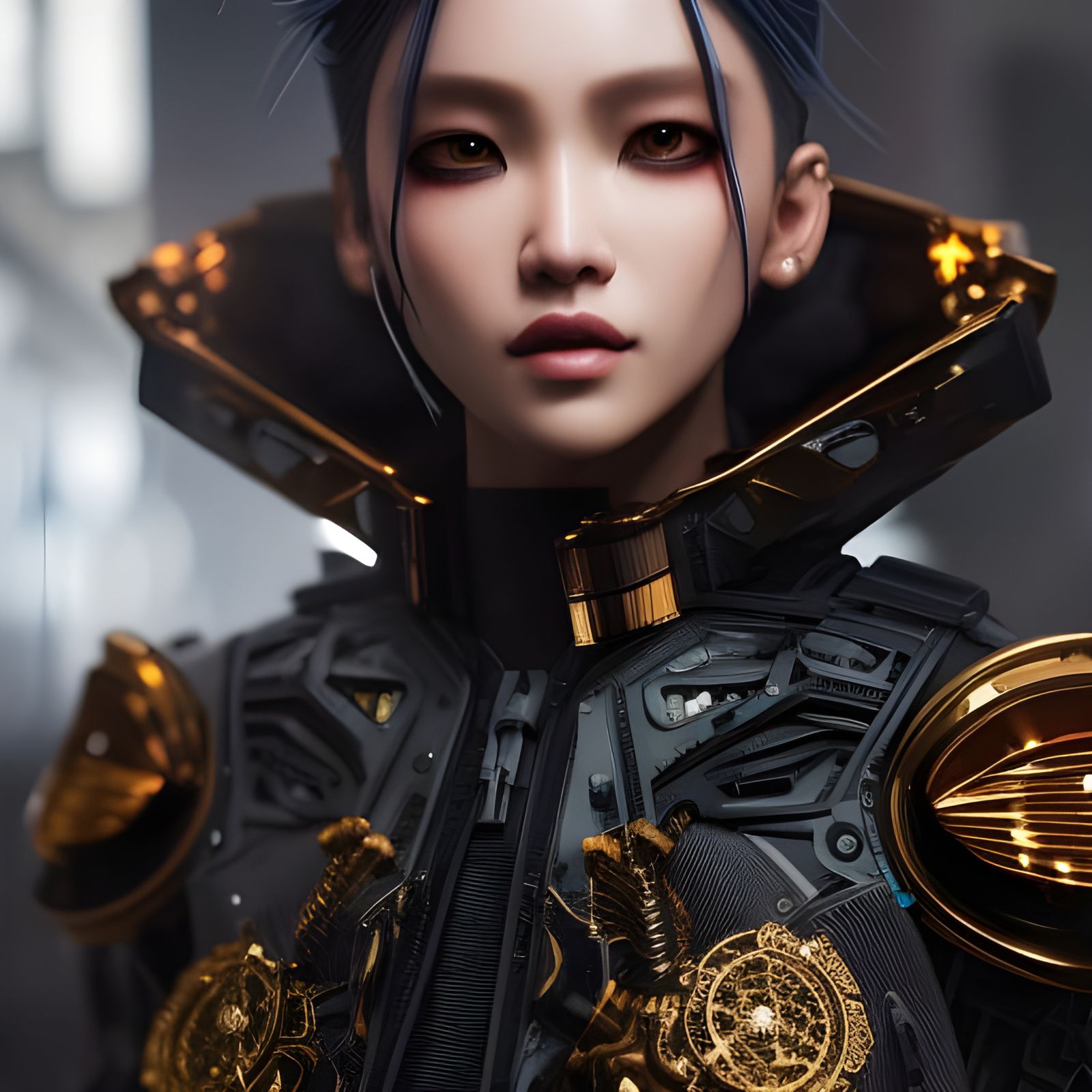 Cyberpunk meets goth