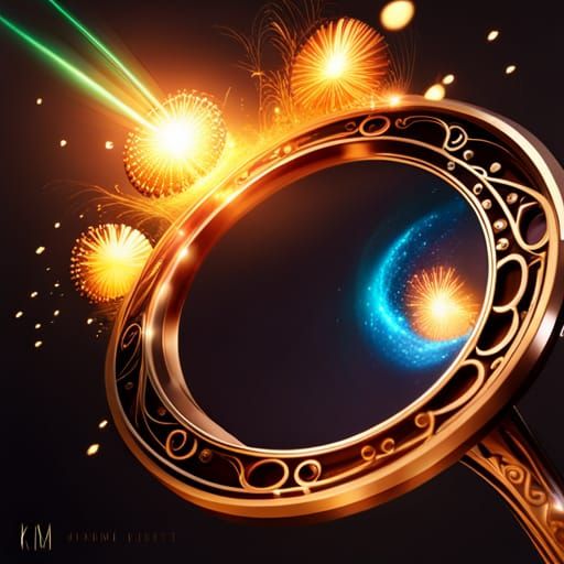 Sparkling Ring in Space: Hyperdetailed Concept Art